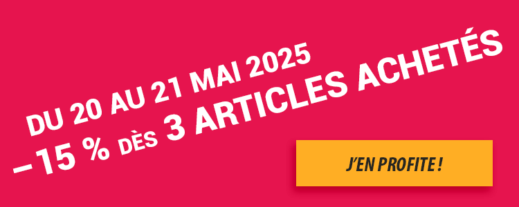 15% de réduc' dès 3 t-shirts "je peux pas" achetés