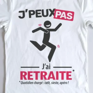 Design drôle 'Je peux pas, j’ai retraite' – parfait pour un homme retraité
