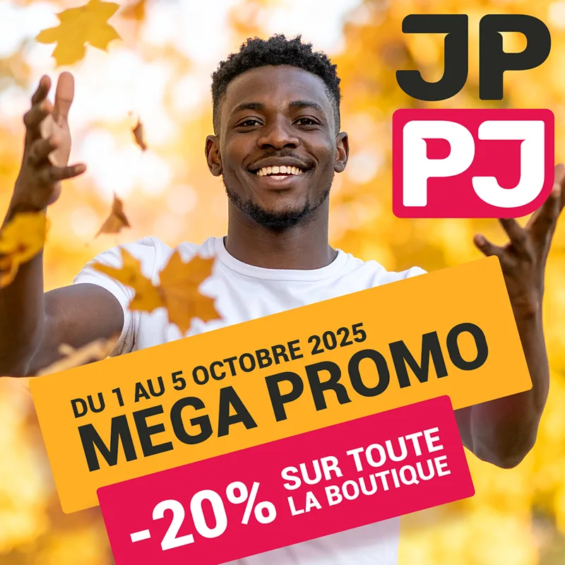 Promo d'octobre rentrée sur toute la boutique Je peux pas j'ai