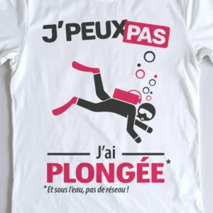Design homme 'Je peux pas, j’ai plongée' – parfait pour les plongeurs
