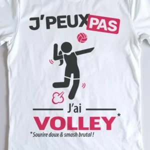 Design drôle 'Je peux pas, j’ai volley' – parfait pour les volleyeuses
