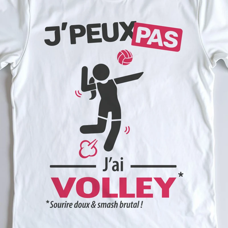 Design drôle 'Je peux pas, j’ai volley' – parfait pour les volleyeuses