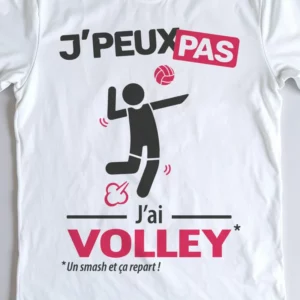 Design homme 'Je peux pas, j’ai volley' – parfait pour les volleyeurs