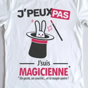 Design drôle 'Je peux pas, je suis magicienne' – parfait pour les femmes magiques