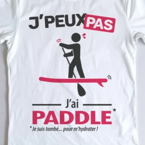 Design homme 'Je peux pas, j’ai paddle' – parfait pour les pagayeurs
