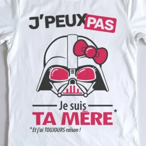 Design femme 'Je peux pas, je suis ta mère' – pour celles qui contrôlent tout