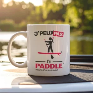 Accessoires mug et tasse avec le message 'Je peux pas, j’ai paddle' pour femme