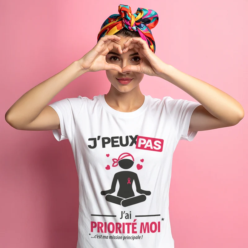 Prendre soin de soi avec le design féminin 'je peux pas, j'ai priorité moi'