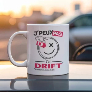 Accessoires mug et tasse drôle et pas cher 'Je peux pas, j'ai drift'