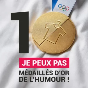 T-shirt humoristique 'Je peux pas' en cadeau pour fans de sports et Jeux Olympiques d'hiver