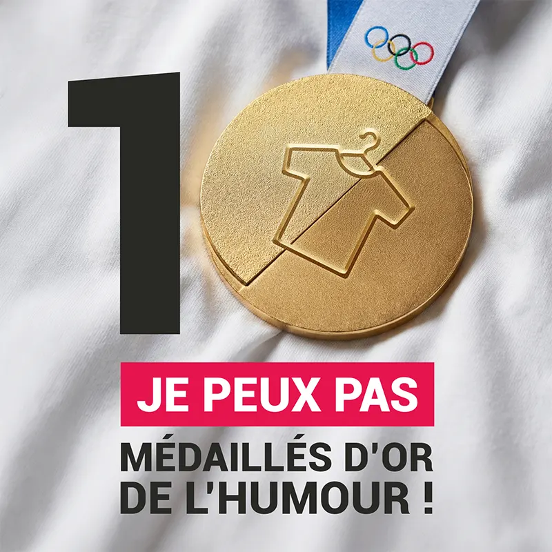 T-shirt humoristique 'Je peux pas' en cadeau pour fans de sports et Jeux Olympiques d'hiver
