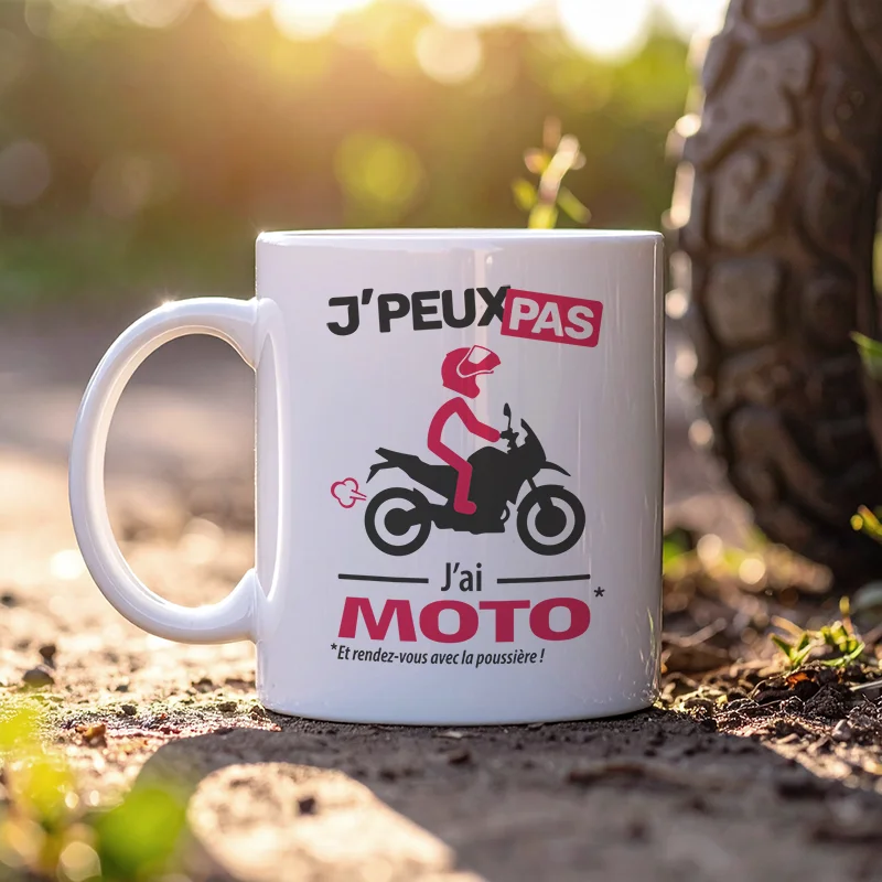 « Je peux pas, j’ai moto » version trail : parfait pour les amoureux d’aventure et de grands espaces.