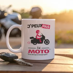 « Je peux pas, j’ai moto » version routière : pour les grands rouleurs et amoureux de liberté.
